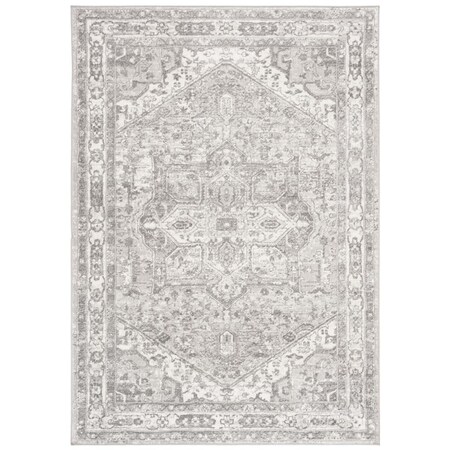 Safavieh 11 x 15 ft. Brentwood Power Loomed Rectangle Area Rug Cream & Grey BNT852B-1115